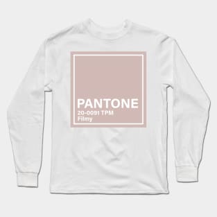 panton 20-0091 TPM Filmy Long Sleeve T-Shirt